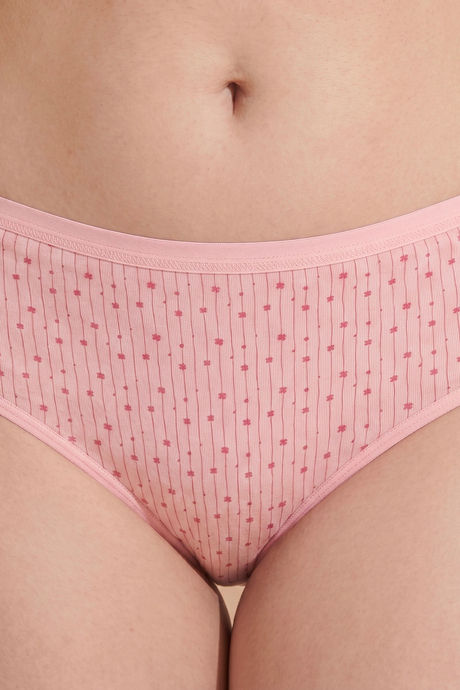 Zivame Medium Rise Full Coverage Hipster Panty (Pack of 3) - Multicolor — image 5
